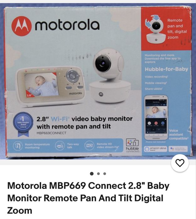 Видео бебефон Motorola MBP669 connect