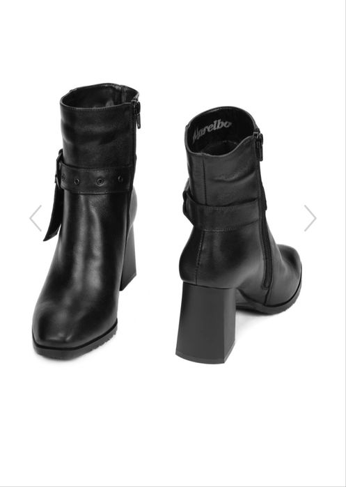 Botine dama piele