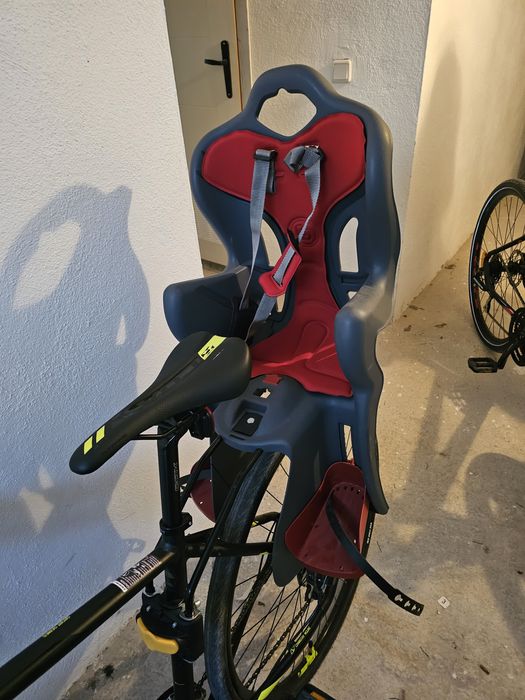 детско столче за велосипед bellelli b-one clamp grey