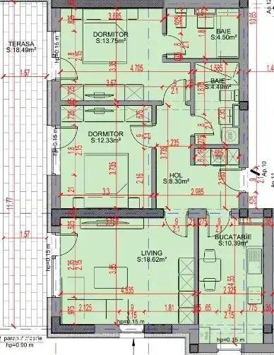 Apartament 3 camere Pallady parcare inclusa acces facil STB