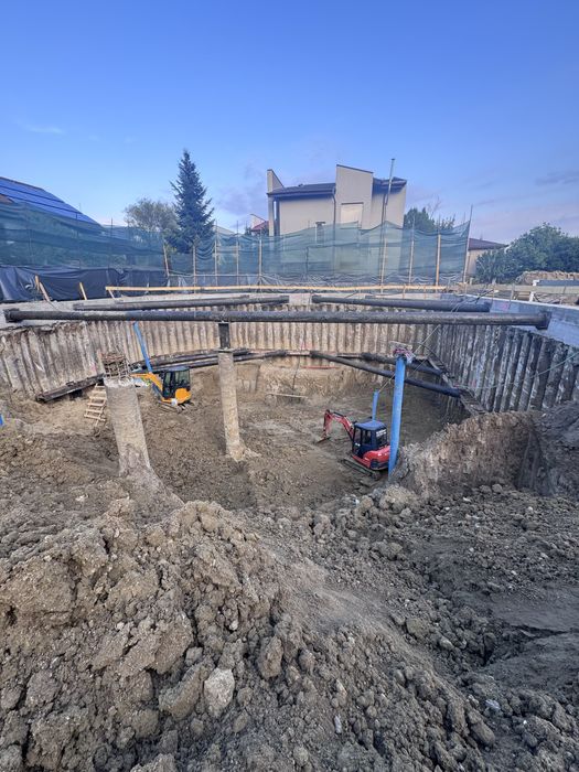 Inchiriez/Inchiriere miniexcavator , Bobcat , Compactor Nivelari!