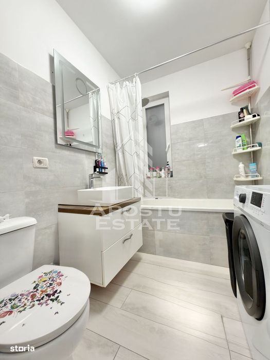 Apartament cu 3 camere mobilat si utilat la etaj intermediar in Giroc.
