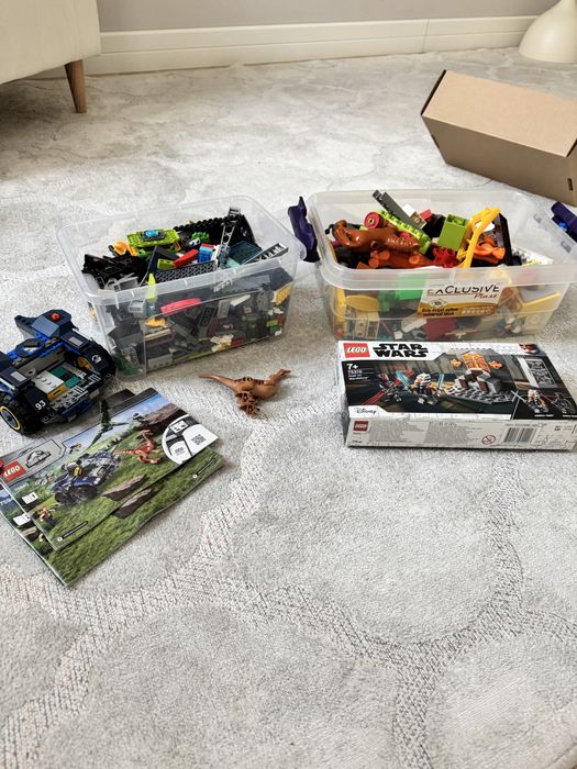 Lego большие и мелкие детали