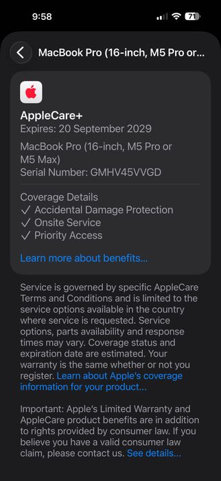ЧИСТО НОВ MacBook Pro 16" M5 MAX Chip 18-CPU/40-GPU/64GB RAM/2TB SSD В ГАРАНЦИЯ 20.09.2029г