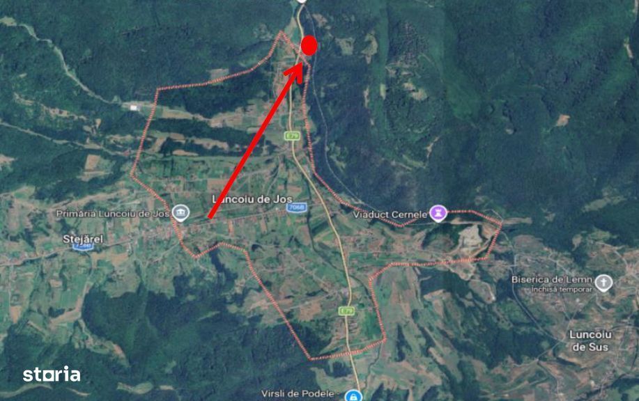 Casa si teren-comuna Luncoiu de Jos, judetul Hunedoara