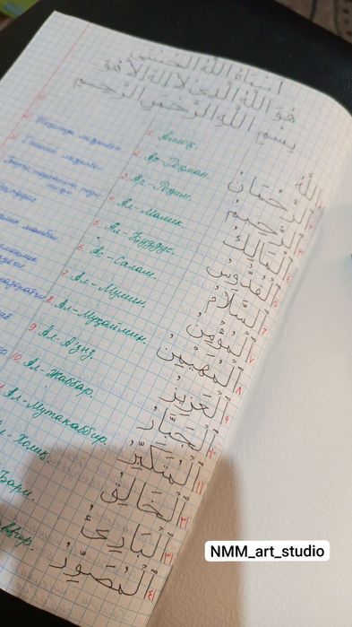 Хаттолик ва арт каллиграфия дарслари. Исломий картиналар.