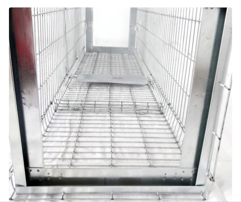 Capcana vulpi/dihori animale  cu doua intrari, dimensiuni 140X40X50