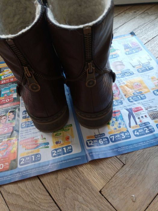 Кафяви боти марка RIEKER