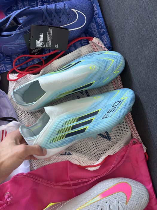 Lot ghete fotbal PRO Nike / Adidas F50 Mercurial – Noi cu etichetă – Mărimi 42/43/44