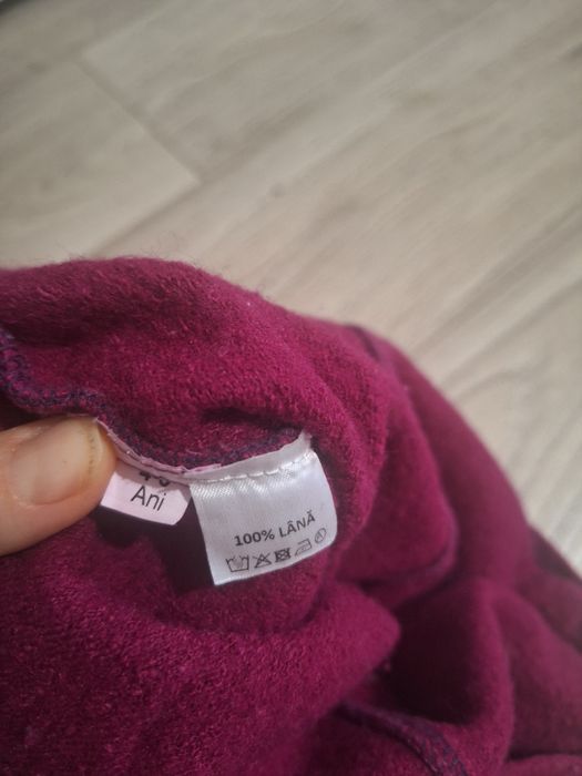 Pantaloni salopeta lana 5 ani