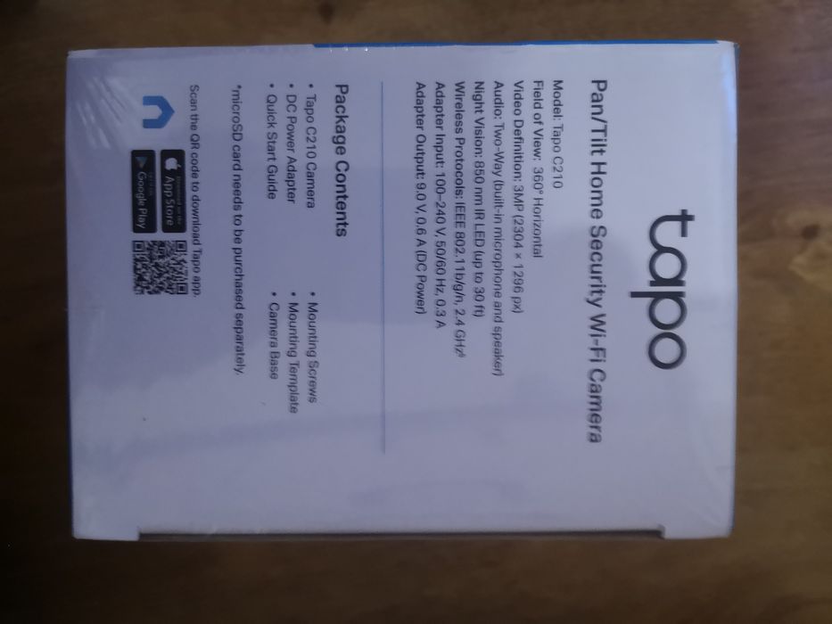 Видеокамера, видеоняня Tp-link Tapo C210