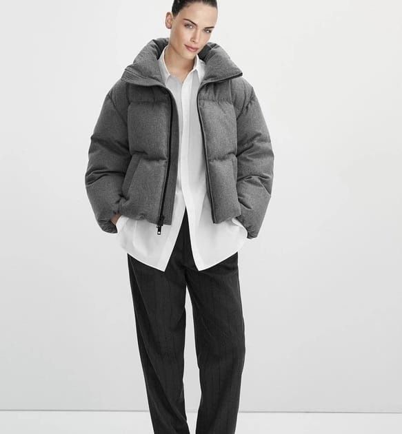 Zacă puf/pana Massimo Dutti