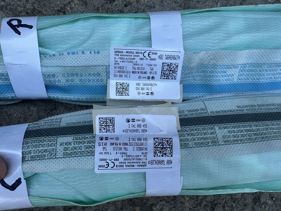 Airbag завеси за Фолксваген Голф 7 хечбег!