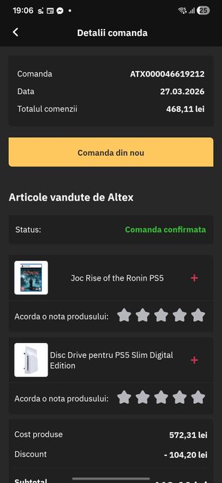 Schimb sau vand joc rise of ronin ps5