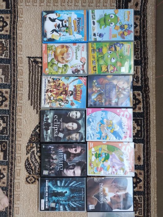 DVD  12 dvd desene și filme