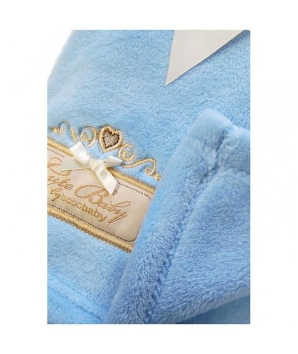 Set 2 buc.pătură cocolino bleu