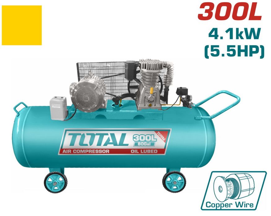 Компрессор TOTAL 300 L 4100W в