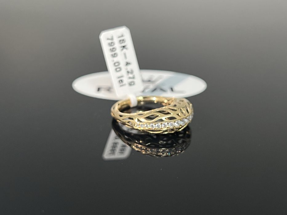 Bijuteria Royal CB : Inel dama diamante aur 18K 750 4,27 grame