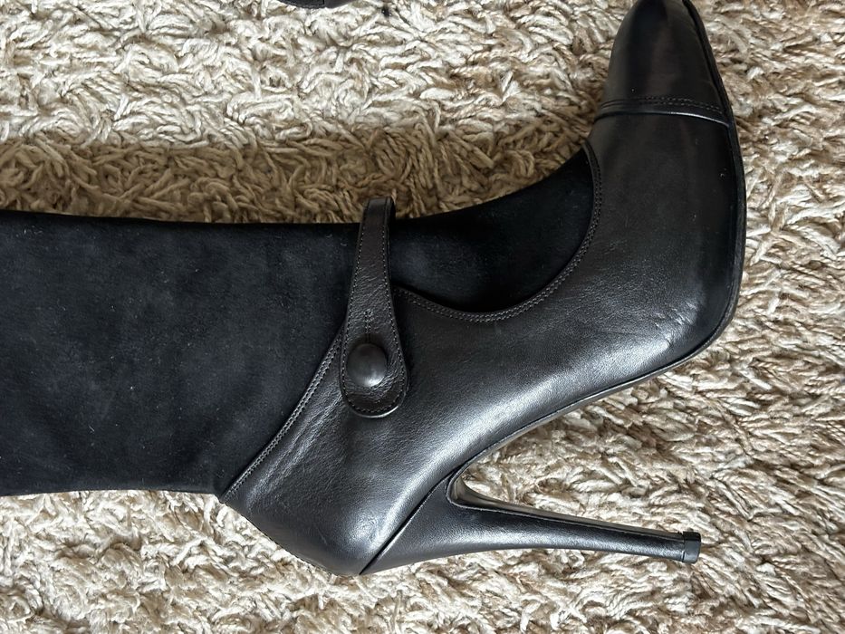 Чизми естествена кожа