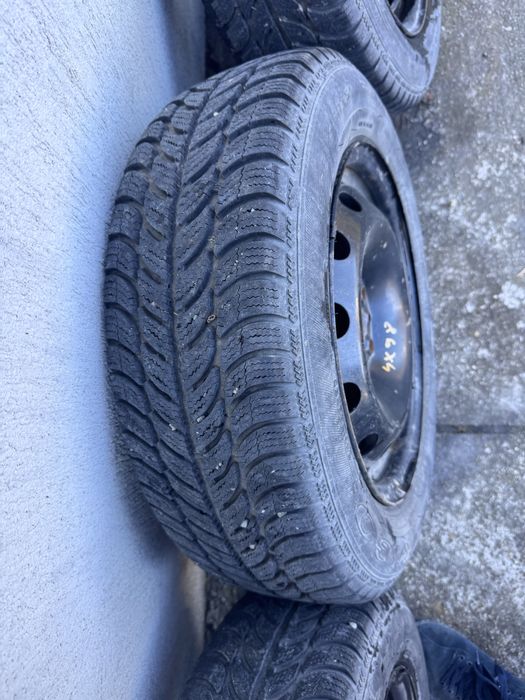 Set roti jante  anvelope iarna 185 65 R15 DOT 2022 Fiat Linea 4X98