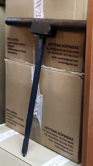 Дърводелски свредел от ковано желязо - ретро инструмент, маткап