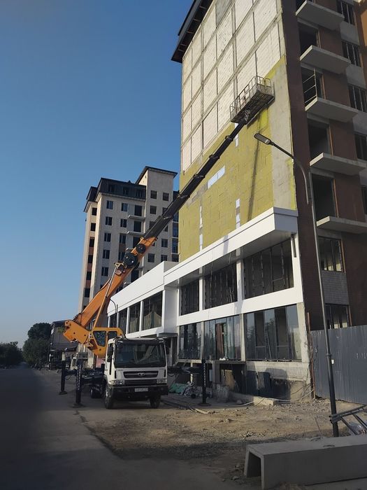 28М 45м 52м  услуга AvtoVishka Arenda Xizmat AvtoKran услуга АвтоВишка