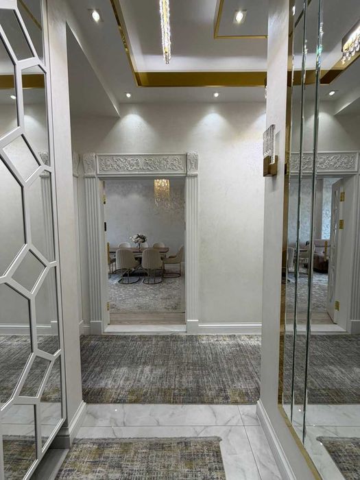 Gardens Tashkent City 3 комнатная ЕВРО ремонт 114м2 прямой вид на парк