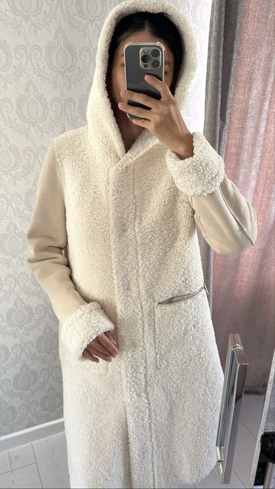 Двустороннее пальто-шубка