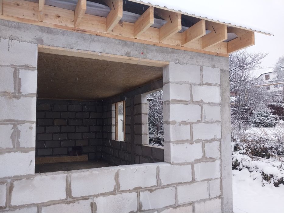 Навесы, консольные ворота.  Строительство пристроек и домов.