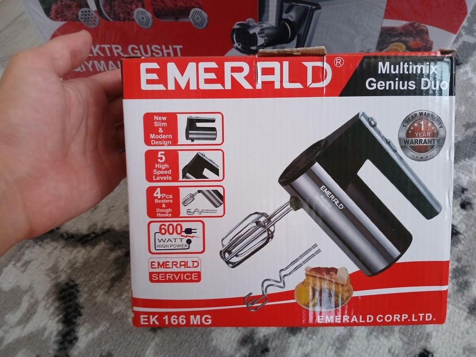 Elektr gosht qiymalagich va Mikser