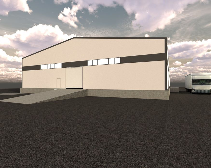 Складское помещение из сэндвич панели