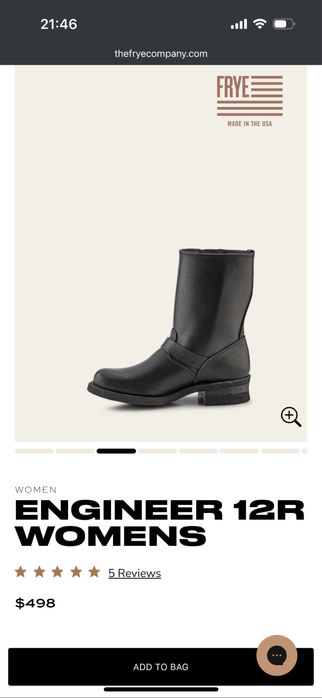 Ботуши FRYE Made in USA 37 номер 40 €