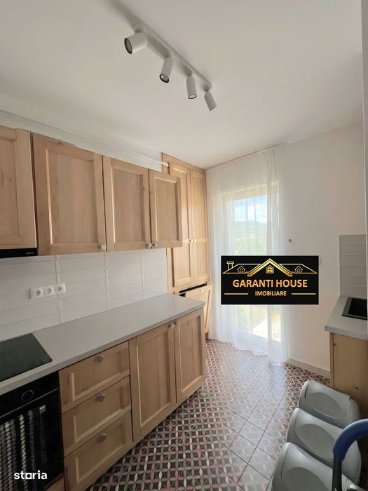 Bloc nou, apartament cu 2 camere, parcare sub bloc, mobilat, 400€/Luna