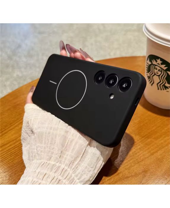 Samsung S25 FE/A56/A36 Husa Magnetica Interior Alcantara