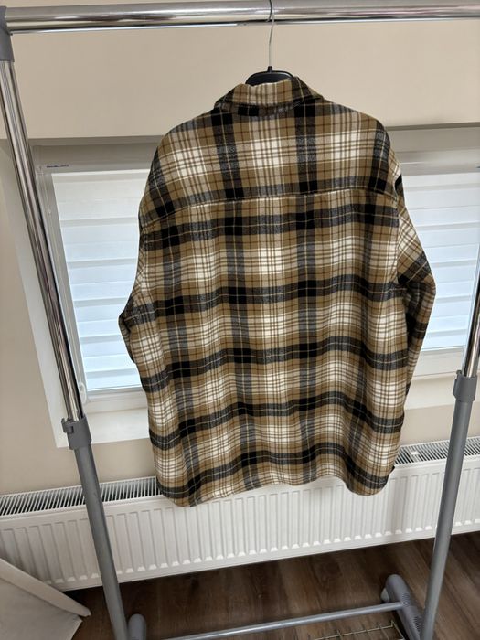 Риза от топла материя каре H&M