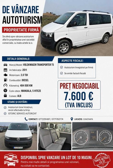 Autoturism de vanzare