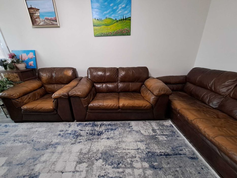 Холова Гарнитура, Естествена Кожа, от Англия.