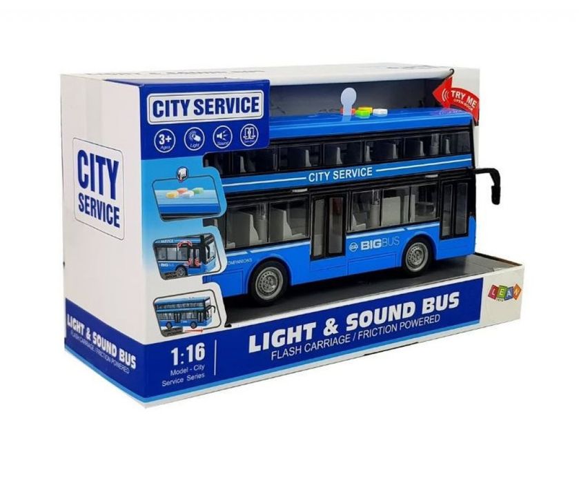 Детски двуетажен автобус, Звук и светлини