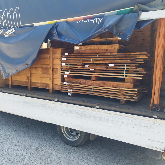 Транспорт с бус до 3.5т. С падащ борд // 8 палетен