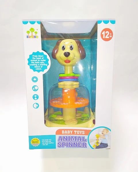 Детска образователна играчка пумпал - въртележка "Куче"