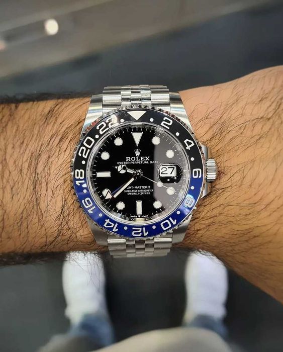 rolex gmt-master batman jubilee