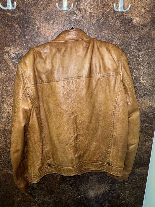 Dolce Vitalli geaca de piele naturala XL