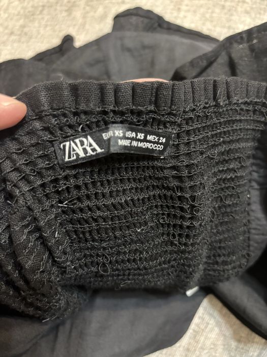 Льняной  топ Zara бу