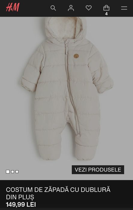 Combinezon bebelus H&M /2-4 luni