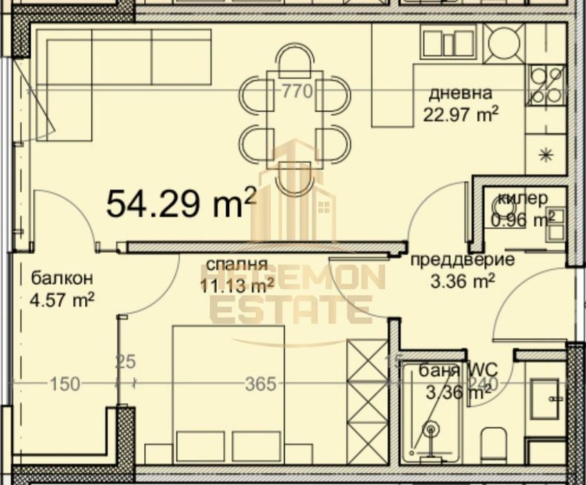 2-стаен в Варна-Владислав Варненчик 1 площ 64 цена 83000