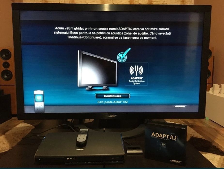 BOSE VideoWave III 55” Super Sistem AUDIO/VIDEO 140Cm 120Hz cu 16 Boxe Tv LED Bluetooth  PREȚ de Listă 7067€ Made in IRELAND 80Kg