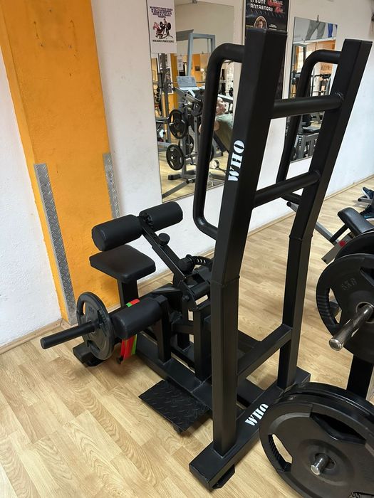 Presa picioare T- bar row bell squat aparat fitness profesionale tibie