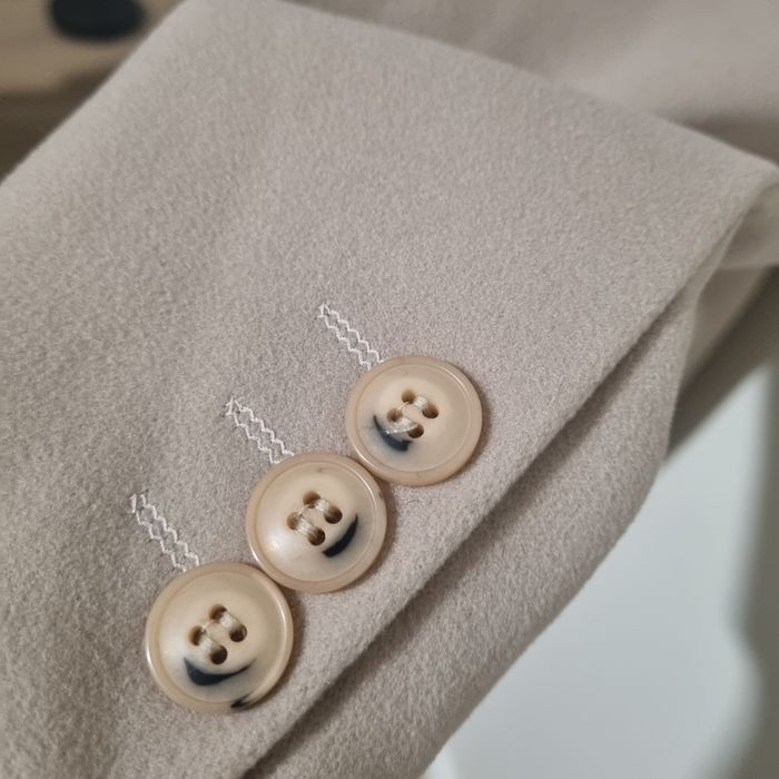 Palton cu guler tip tunica