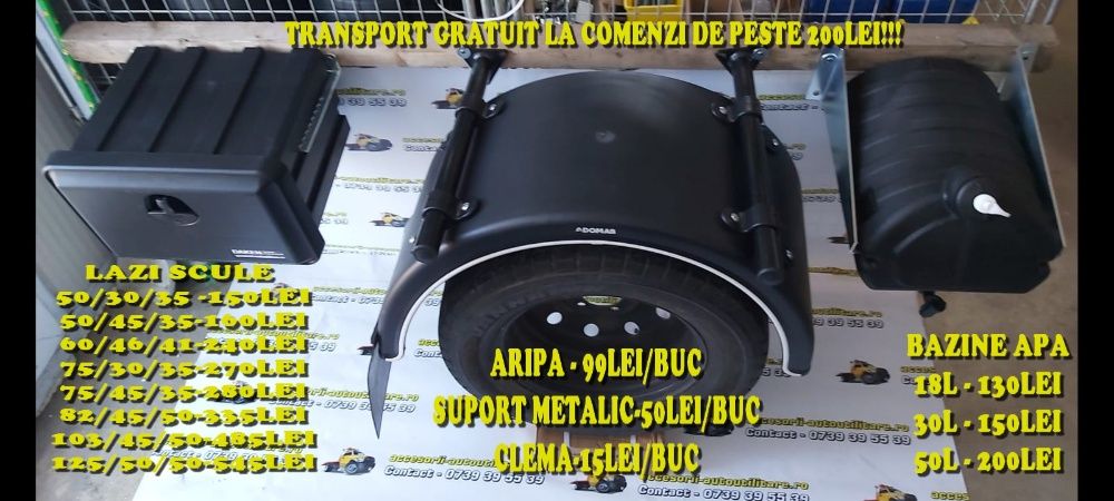 Rezervoare de apa, accesorii si sisteme de fixare