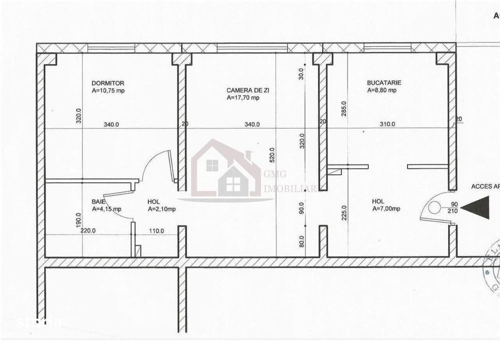 Apartament 2 camere MOSILOR-CAROL
